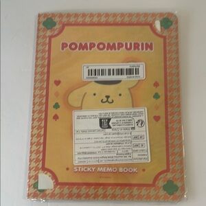 POMPOMPURIN BY HELLO KITTY NWT STICKY BOOK
